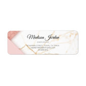 Modernes Rosa- und Goldmarmor (Vorne)