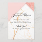 Modernes Rosa- und Goldmarmor Programm (Vorderseite)