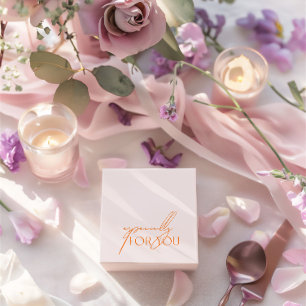 Modernes Rosa und Orange speziell für Sie Geschenkschachtel