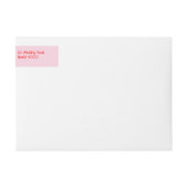 Modernes Rosa und Rot mit Diamantreihen (Vorderseite)