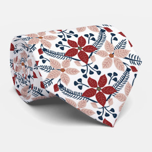 Modernes rosa und rotes Muster Krawatte