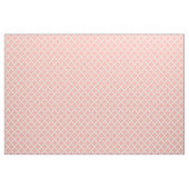 Modernes rosa und weißes Quatrefolienmuster Stoff (Yard (91,4 cm))