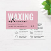 Modernes, rosa Waxen nach der Pflegekarte Haarentf (Schreibtisch)