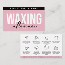 Modernes, rosa Waxen nach der Pflegekarte Haarentf