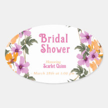 Modernes Rosa Wildblume #2 Brautparty