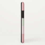 Modernes rosafarbenes Farbblockmonogramm Case-Mate iPhone Hülle (Hinten/Rechts)