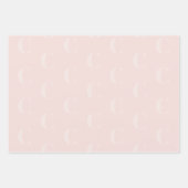 Modernes, rosafarbenes, individuelles Muster Geschenkpapier Set (Vorderseite 3)