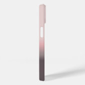 Modernes rosafarbenes Monogramm des Individuellen  Case-Mate iPhone Hülle (Rückseite / Rechts)