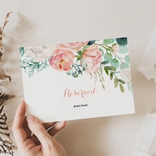 Modernes rosafarbenes tropisches Blumenzeichen