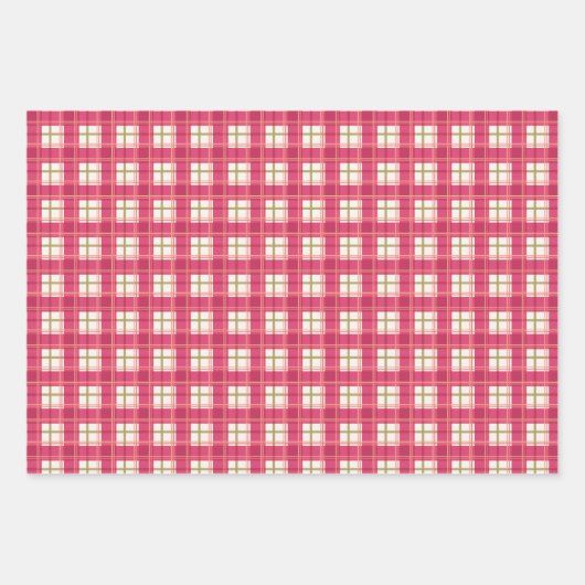 Modernes Rose Garden Gift Wrap Set Geschenkpapier Set (Vorderseite 3)