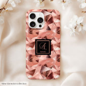 Modernes Rose Gold iPhone Case Lux Trendy Farben