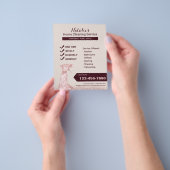 Modernes Rose Gold Zuhause Clearing House Behalten Flyer (Gruppe)