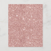 Modernes Rose Gold Zuhause Clearing House Behalten Flyer (Hinten)