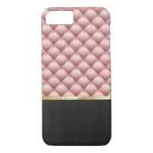 Modernes Rosen-Gold gestepptes Case-Mate iPhone Hülle (Rückseite)