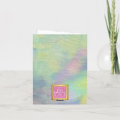 Modernes Rosenherz Romantische Valentine Einladung (Rückseite)