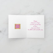 Modernes Rosenherz Romantische Valentine Einladung (Innenseite)