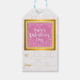 Modernes Rosenherz Romantische Valentine Geschenkanhänger