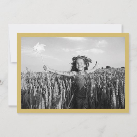 Modernes Rosenkranz Erste Heilige Kommunion Foto R Einladung (Rückseite)