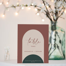 modernes Rostgrün mit Designschaumstoff aus Tischn