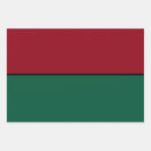 Modernes Rot-Grün Kwanzaa Geschenkpapier Set (Vorderseite 3)