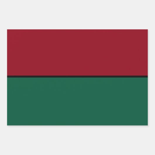 Modernes Rot-Grün Kwanzaa Geschenkpapier Set (Vorderseite 3)