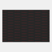 Modernes Rot-Grün Kwanzaa Geschenkpapier Set (Vorderseite)