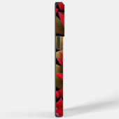 Modernes Rot und Gold Abstrakt Minimalistisch Case-Mate iPhone Hülle (Rückseite / Rechts)