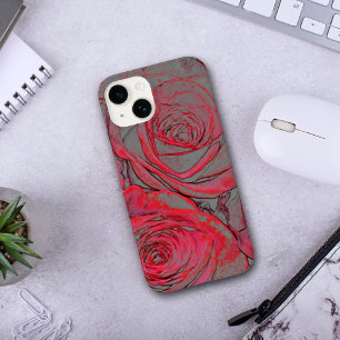 Modernes Rote Rose Case-Mate iPhone 14 Hülle