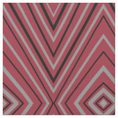 Modernes rotes Diamant-Entwurfs-Gewebe Stoff (Nahaufnahme)