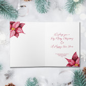 Modernes Rotes Foto mit floralen Einflüssen Karte