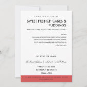 MODERNES, ROTES FOTO-WORKSHOP EINLADEN VORLAGE (Vorderseite)