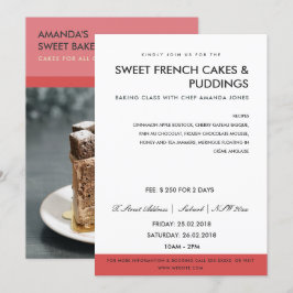 MODERNES, ROTES FOTO-WORKSHOP EINLADEN VORLAGE