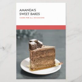 MODERNES ROTES SCHWARZES FOTO-VORLAGSKONSOURG FLYER