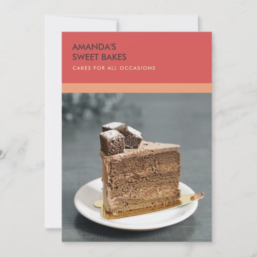 MODERNES ROTES SCHWARZES FOTO-WORKSHOP EINLADEN VO EINLADUNG (Rückseite)