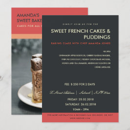 MODERNES ROTES SCHWARZES FOTO-WORKSHOP EINLADEN VO EINLADUNG