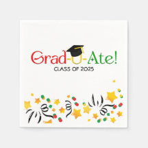 Modernes Rotgrünes Gelbgraduat