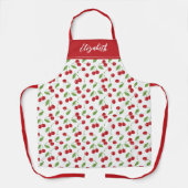 Modernes Rotkrebsmuster Backen Schürze (Vorderseite)