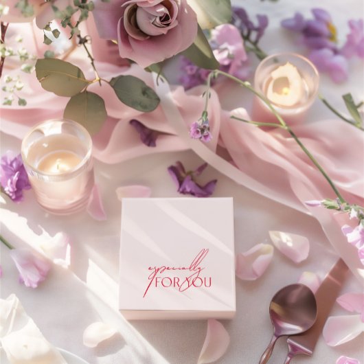 Modernes Roush Pink & Magenta speziell für Sie Geschenkschachtel