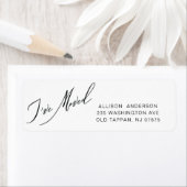 Modernes Rücksendesiegel (Insitu)