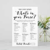 Modernes Rustikales Baby-Duschspiel (Stehend Vorderseite)