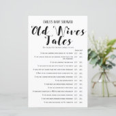 Modernes Rustikales Baby-Duschspiel (Stehend Vorderseite)