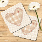 Modernes rustikales Bauernhaus im Herzen von Braun Untersetzer