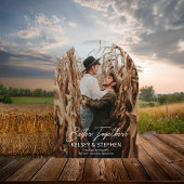 Modernes Rustikales besseres Zusammenspiel Foto Sa Acryleinladungen