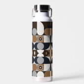 Modernes rustikales Boho Muster Trinkflasche (Vorne)