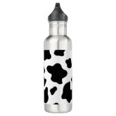 Modernes, rustikales Cowhide-Design Edelstahlflasche (Rechts)