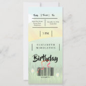 Modernes Rustikales Festival 40. Geburtstag (Rückseite)