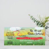 Modernes Rustikales Festival 40. Geburtstag (Stehend Vorderseite)