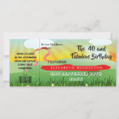 Modernes Rustikales Festival 40. Geburtstag (Vorderseite)