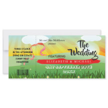 Modernes Rustikales Festival Wedfest QR Hochzeit