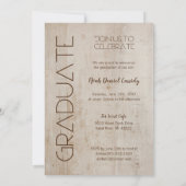 Modernes Rustikales Foto Unisex Abschluss (Rückseite)